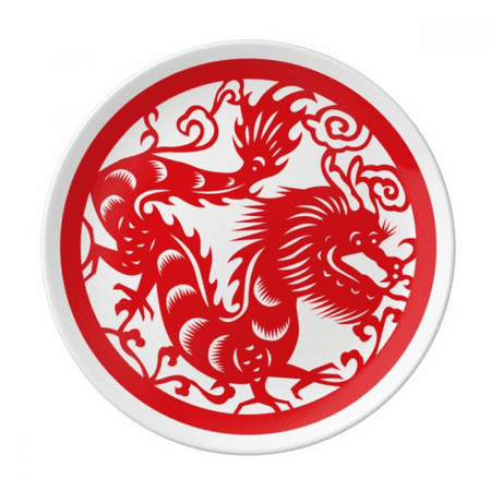 Paper-cut Dragon Animal China Zodiac Art Plate Decorative Porcelain Salver Tableware Dinner Dish
Paper-cut Dragon Animal China Zodiac Art Plate Decorative Porcelain Salver Tableware Dinner Dish