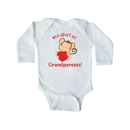 Inktastic Wild About my Grandparents Gift Baby Boy or Baby Girl Long Sleeve Bodysuit
Inktastic Wild About my Grandparents Gift Baby Boy or Baby Girl Long Sleeve Bodysuit
