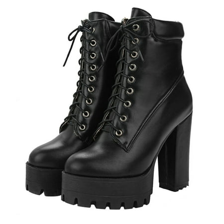 OUNONA 1 Pair of Comfortable PU Short Boots Lightweight Low High Heeled Boots
OUNONA 1 Pair of Comfortable PU Short Boots Lightweight Low High Heeled Boots