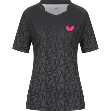 Butterfly Higo Lady Shirt Anthracite XL