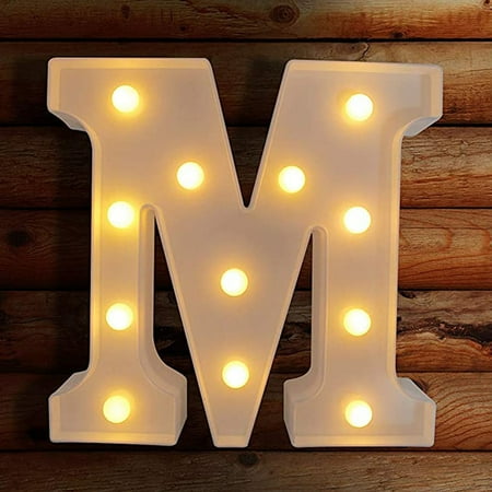 Randolph LED Letter Lights Light Up Plastic Letters Standing Hanging Warm Wihte Light
Randolph LED Letter Lights Light Up Plastic Letters Standing Hanging Warm Wihte Light