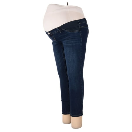 Pre-Owned Indigo Blue Women s Size M Maternity Jeggings