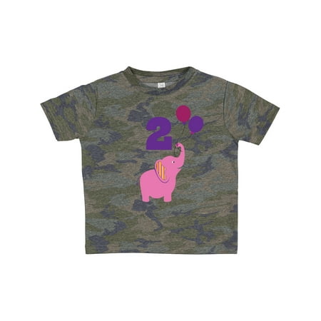 Inktastic 2nd Birthday Elephant Girls Cute Gift Toddler Toddler Girl T-Shirt 
Inktastic 2nd Birthday Elephant Girls Cute Gift Toddler Toddler Girl T-Shirt