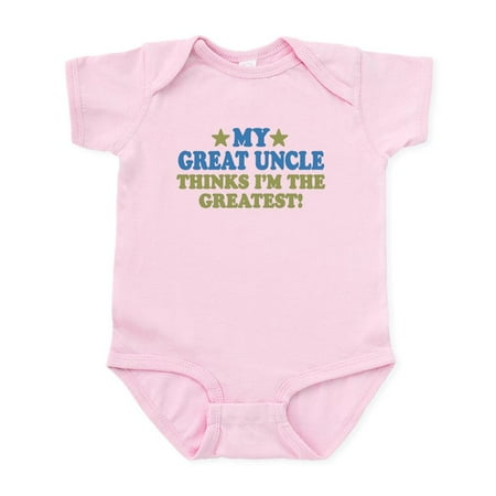 CafePress - My Great Uncle Infant Bodysuit - Baby Light Bodysuit Size Newborn - 24 Months
CafePress - My Great Uncle Infant Bodysuit - Baby Light Bodysuit Size Newborn - 24 Months
