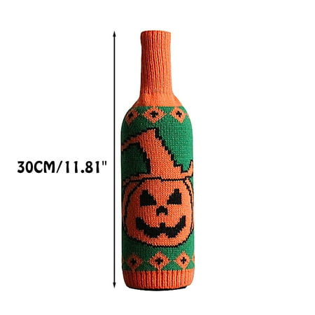 KUOZHUOW Halloween Decoration Wine Bottle Cover Creative Witch Pumpkin Festival Huge Drinking Glass
KUOZHUOW Halloween Decoration Wine Bottle Cover Creative Witch Pumpkin Festival Huge Drinking Glass