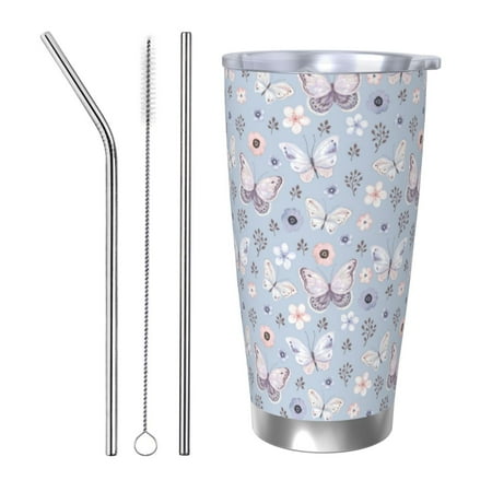 Coaee Blue Butterfly for 20oz Insulated Kettle Water Bottle For Running Hiking Cycling Climbing Men S Woman Insulated Water Bottle-Straw Three-piece Set
Coaee Blue Butterfly for 20oz Insulated Kettle Water Bottle For Running Hiking Cycling Climbing Men S Woman Insulated Water Bottle-Straw Three-piece Set