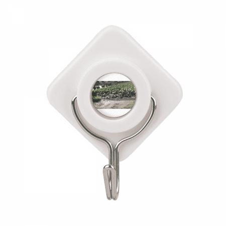 Summer Lotus Lake Art Deco Fashion Adhesive Wall Hooks Hanging Self Sticky