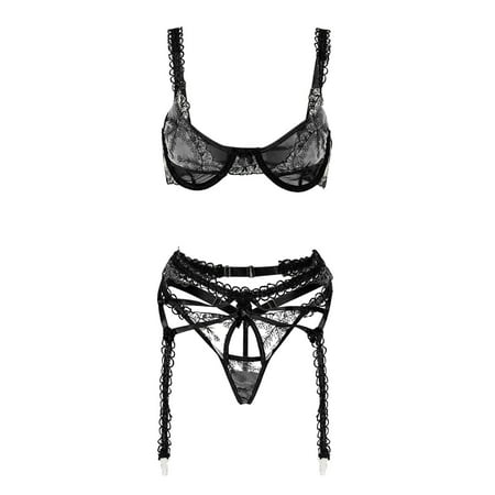 Womens Lingerie Sets Clearance Bib Pants Coverall Tulle Splicing Mesh Lingerie Set Blue Lingerie for Women Black S
Womens Lingerie Sets Clearance Bib Pants Coverall Tulle Splicing Mesh Lingerie Set Blue Lingerie for Women Black S