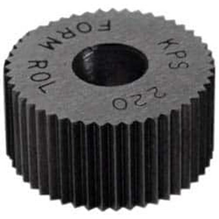 Made in USA 1-1/4 Diam 90° Tooth Angle 14 TPI Standard (Shape) Form Type HSS Straight Knurl Wheel 1/2 Face Width 1/2 Hole Circular Pitch Bright Finish Series PH
Made in USA 1-1/4 Diam 90° Tooth Angle 14 TPI Standard (Shape) Form Type HSS Straight Knurl Wheel 1/2 Face Width 1/2 Hole Circular Pitch Bright Finish Series PH