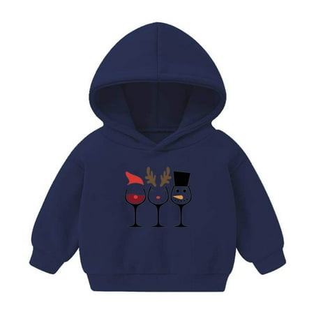 Virmaxy Christmas Toddler Baby Boys Girls Cute Hoodies Antlers Printed Goblet Graphic Hoodies Long Sleeve Pullover Plush Sweatshirt with Robbie Cuffs For The Baby Christmas Gifts Navy 5T
Virmaxy Christmas Toddler Baby Boys Girls Cute Hoodies Antlers Printed Goblet Graphic Hoodies Long Sleeve Pullover Plush Sweatshirt with Robbie Cuffs For The Baby Christmas Gifts Navy 5T