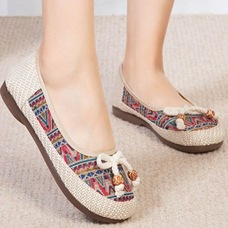 Tangnade Winter Clearance Comfortable Soft Sole Round Toe Flat Print Single Shoes Casual Shoes for Women
Tangnade Winter Clearance Comfortable Soft Sole Round Toe Flat Print Single Shoes Casual Shoes for Women