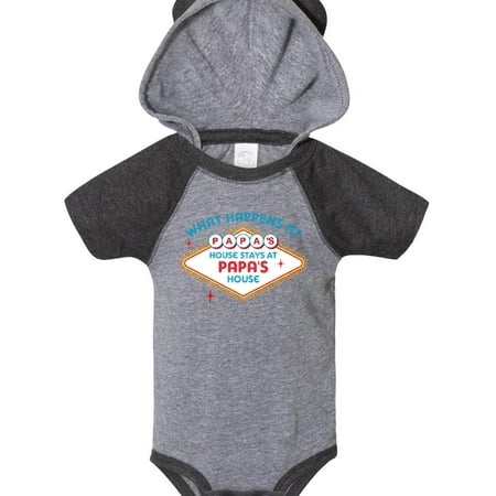 Inktastic Las Vegas Stays At Papa s Gift Baby Boy or Baby Girl Bodysuit
