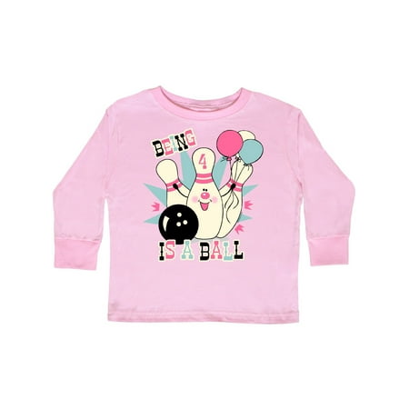 Inktastic Pink Bowling Pin 4th Birthday Gift Toddler Toddler Girl Long Sleeve T-Shirt
Inktastic Pink Bowling Pin 4th Birthday Gift Toddler Toddler Girl Long Sleeve T-Shirt