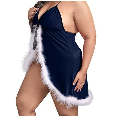 EHTMSAK Sexy Feather Lingerie for Women Christmas Costume Front Closure Bra and Panty Sets Teddy Babydoll Lingerie Set Dark Blue L
EHTMSAK Sexy Feather Lingerie for Women Christmas Costume Front Closure Bra and Panty Sets Teddy Babydoll Lingerie Set Dark Blue L