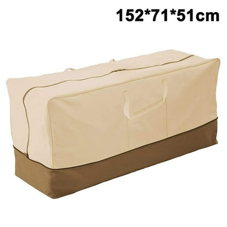 Outdoor Cushion Storage Bag Patio Cushion Cover Storage Bags with Handles Zipper for Christmas Tree Waterproof Furniture Storage Container 152*71*51cm Color matching of Beige Coffee F134815
Outdoor Cushion Storage Bag Patio Cushion Cover Storage Bags with Handles Zipper for Christmas Tree Waterproof Furniture Storage Container 152*71*51cm Color matching of Beige Coffee F134815