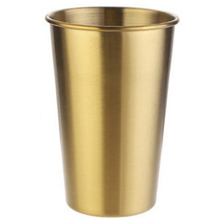 Stainless Steel Beer Cup Juice Drop Proof Household Single Layer Handy Coffee Cold Drink Cup Golden
Stainless Steel Beer Cup Juice Drop Proof Household Single Layer Handy Coffee Cold Drink Cup Golden