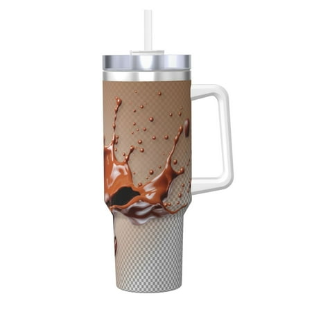 Zeuib Coffee Beans Chocolate Splash Printed Insulated Stainless Steel Hot/Cold Coffee Cup 40oz Ice Bully With Handle Tumbler with Straw and Handle Insulated Water Bottle Travel Mug Cup
Zeuib Coffee Beans Chocolate Splash Printed Insulated Stainless Steel Hot/Cold Coffee Cup 40oz Ice Bully With Handle Tumbler with Straw and Handle Insulated Water Bottle Travel Mug Cup