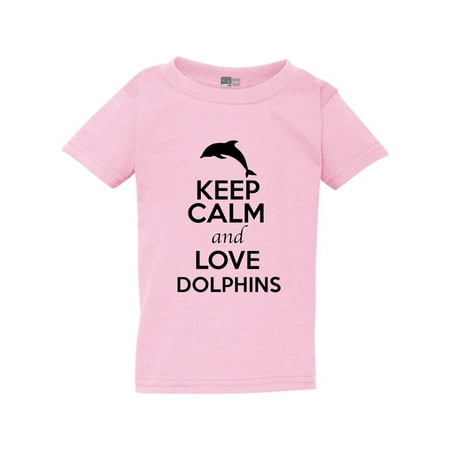 Keep Calm And Love Dolphins Fish Ocean Animal Lover Toddler Kids T-Shirt Tee
Keep Calm And Love Dolphins Fish Ocean Animal Lover Toddler Kids T-Shirt Tee