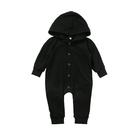 wybzd Newborn Infant Baby Boy Rompers Solid Long Sleeve Hooded Single Breasted Jumpsuit Outfit
wybzd Newborn Infant Baby Boy Rompers Solid Long Sleeve Hooded Single Breasted Jumpsuit Outfit