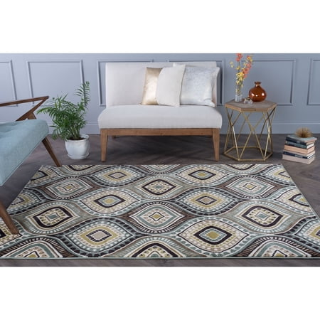 Alise Rugs Caprice Contemporary Abstract Area Rug - 7'10 x 10'3