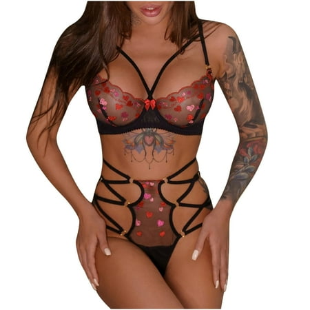 Fishnet Lingerie For Women Boxer Briefs Underwear Women Night Shirts Sleepwear Women Love Heart Corset Lace Intimates Bra+ Lace Lace Split Two Piece Set L Black L
Fishnet Lingerie For Women Boxer Briefs Underwear Women Night Shirts Sleepwear Women Love Heart Corset Lace Intimates Bra+ Lace Lace Split Two Piece Set L Black L