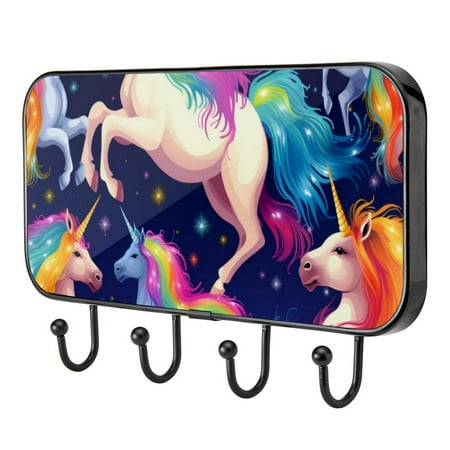 Rainbow Unicorn Cartoon Self Adhesive Towel Coat Wood Iron Hooks for Home Keys Door Outdoor Home Improvement Utility Hook
Rainbow Unicorn Cartoon Self Adhesive Towel Coat Wood Iron Hooks for Home Keys Door Outdoor Home Improvement Utility Hook
