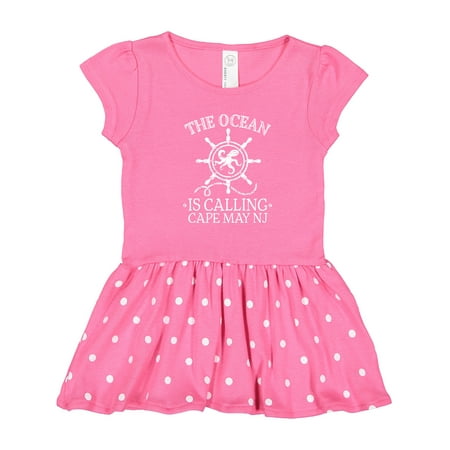 Inktastic Cape May New Jersey Gift Toddler Girl Dress