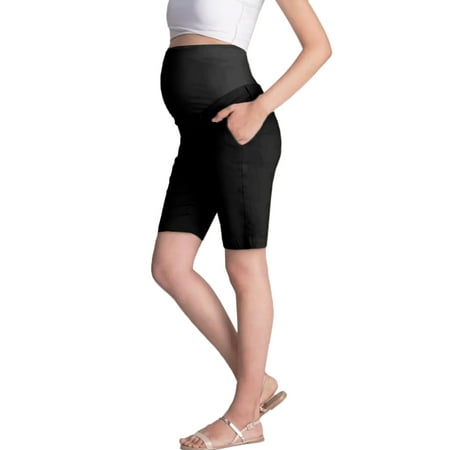 Super Comfy Stretch Women s Skinny Maternity Bermuda