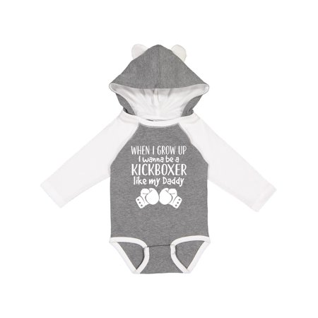 Inktastic Kickboxing Future Kickboxer Like Daddy Gift Baby Boy or Baby Girl Long Sleeve Bodysuit
Inktastic Kickboxing Future Kickboxer Like Daddy Gift Baby Boy or Baby Girl Long Sleeve Bodysuit