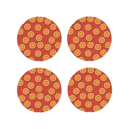 Leather Coasters Set of 4 - Cute Orange Piece Red Lightweight Non-Slip Drink Coasters for Desk Anti-Scalding Desk Cup Coasters for Office Table Decor Round Shape
Leather Coasters Set of 4 - Cute Orange Piece Red Lightweight Non-Slip Drink Coasters for Desk Anti-Scalding Desk Cup Coasters for Office Table Decor Round Shape