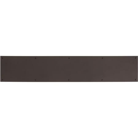 Brass Accents A09-P0834-TUSKP 8 x 34 in. Kick Plate - Screw Mount Tuscan