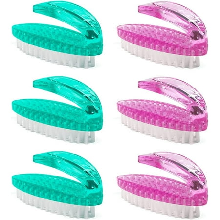 Nail Brush with Handle Stiff Bristles Durable Scrubber for Hand Finger Nails Cleaning Laundry Kitchen Bathroom Cleaning Brush Pink + Green - 6 Pack
Nail Brush with Handle Stiff Bristles Durable Scrubber for Hand Finger Nails Cleaning Laundry Kitchen Bathroom Cleaning Brush Pink + Green - 6 Pack