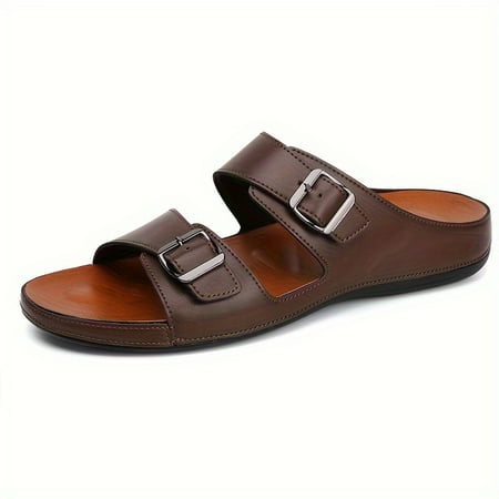 Mens Pu solid color round toe slip on slippers-breathable non slip comfy durable casual walking shoes for daily & casual use-indoor outdoor all-season footwear
Mens Pu solid color round toe slip on slippers-breathable non slip comfy durable casual walking shoes for daily & casual use-indoor outdoor all-season footwear
