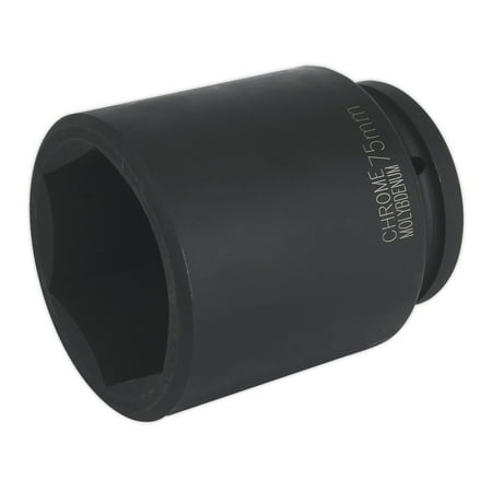 Sealey Is175D Impact Socket 75Mm Deep 1Sq Drive