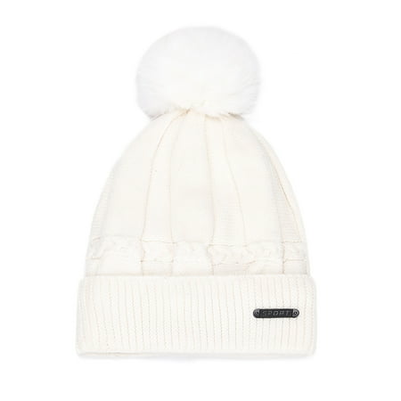 Dadaria Beret Hats for Women SPORT Women Solid Color Warm Knitted Hat White Free Women
Dadaria Beret Hats for Women SPORT Women Solid Color Warm Knitted Hat White Free Women