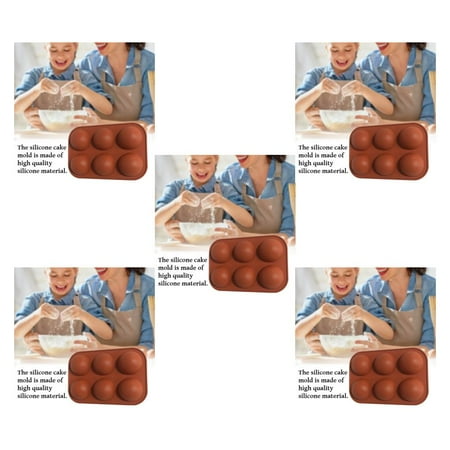 5Pcs Cake Mold Half-Ball Baking Mould Diy Silicone Tray Mold Cake For Ice Ball Chocolate Jelly Candle Baking Tool
5Pcs Cake Mold Half-Ball Baking Mould Diy Silicone Tray Mold Cake For Ice Ball Chocolate Jelly Candle Baking Tool