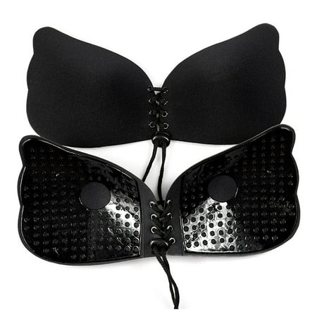 Women s Self-Adhesive Strapless Bandage Solid Bra Bar Gel Silicone Push High Female Underwear Invisible Bra-Black C Cup
Women s Self-Adhesive Strapless Bandage Solid Bra Bar Gel Silicone Push High Female Underwear Invisible Bra-Black C Cup