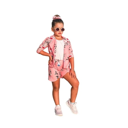 IZhansean Toddler Baby Girls Floral Suit Blazers Coat Jacket Tops + Shorts Two-Piece Suit Little Kids Clothes Pink 9-12 Months
IZhansean Toddler Baby Girls Floral Suit Blazers Coat Jacket Tops + Shorts Two-Piece Suit Little Kids Clothes Pink 9-12 Months