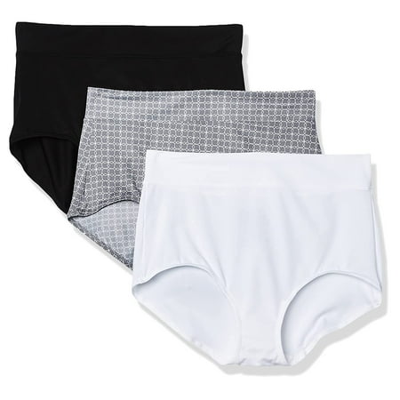 Womens Postpartum High Waisted Briefs Comfort Soft Panties Benefits Full Coverage Underwear White M