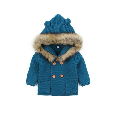 Cathery Toddler Boys Girls Winter Knitted Cardigan Sweater Jacket with Hooded Cute Bear Ear Fall Winter Sweater Outwear
Cathery Toddler Boys Girls Winter Knitted Cardigan Sweater Jacket with Hooded Cute Bear Ear Fall Winter Sweater Outwear