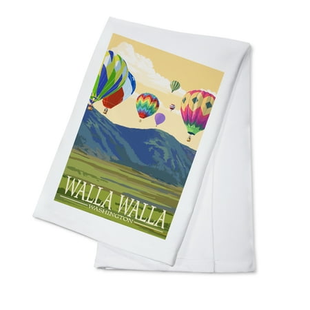 Walla Walla Washington Hot Air Balloons (100% Cotton Tea Towel Decorative Hand Towel Kitchen and Home)
Walla Walla Washington Hot Air Balloons (100% Cotton Tea Towel Decorative Hand Towel Kitchen and Home)