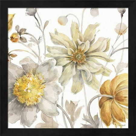 Metaverse R961331-0120000-AEAAAAEAN4 13.25 x 13.25 in. Fields of Gold III Framed Wall Art by Lisa Audit