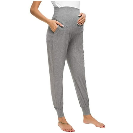 Fidelma Maternity Pants Women s Color Pocket Casual Loose Belly Support Pregnant Women s Pants Gray-L
Fidelma Maternity Pants Women s Color Pocket Casual Loose Belly Support Pregnant Women s Pants Gray-L