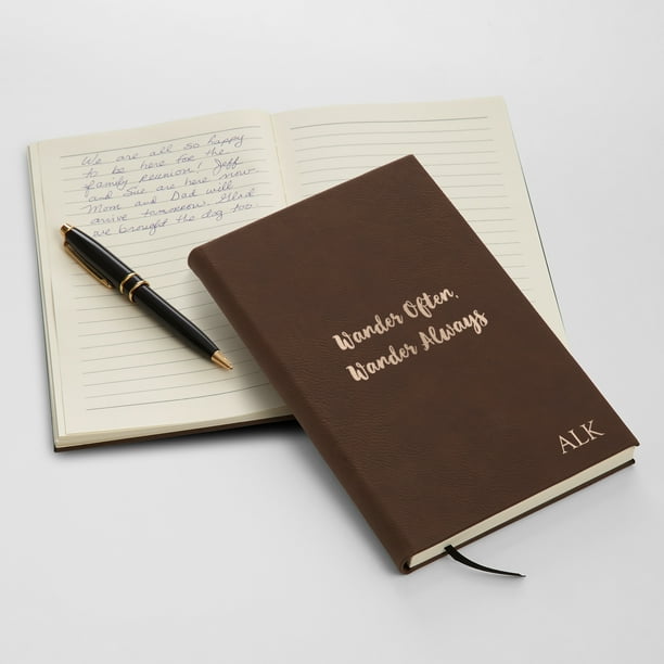 Personalized RedEnvelope Any Message Leather Journal