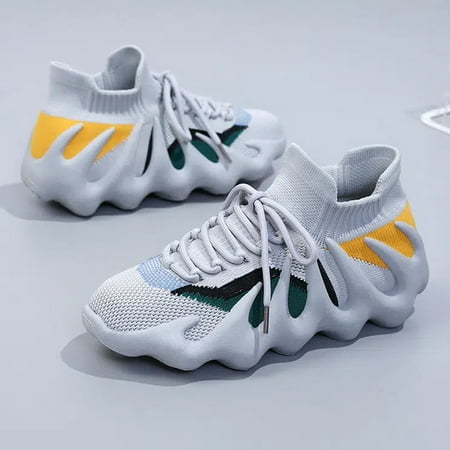 Women‘s Platform Octopus Sneakers Knitted Colorblock Lace Up Sock Sneakers Lightweight Sports Shoes
Women‘s Platform Octopus Sneakers Knitted Colorblock Lace Up Sock Sneakers Lightweight Sports Shoes