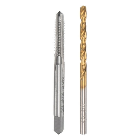 Uxcell 9/64-40 UN Straight Flute Tap and 3mm Drill Bit Set High Speed Steel Titanium Plated
Uxcell 9/64-40 UN Straight Flute Tap and 3mm Drill Bit Set High Speed Steel Titanium Plated