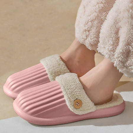 ZXHACSJ Removable Wool Covered Couple Slippers Cotton Slippers Warm Home Soft Plush House Slippers Pink 38
ZXHACSJ Removable Wool Covered Couple Slippers Cotton Slippers Warm Home Soft Plush House Slippers Pink 38