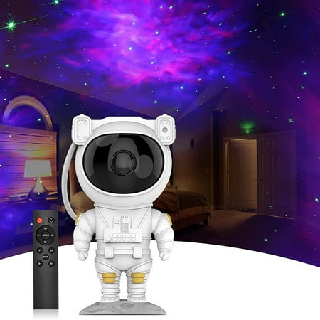 Kids Star Projector Night Light with Timer Remote Control and 360 Degree Adjustable Design Astronaut Nebula Kids Adult Baby Bedroom Den Game
Kids Star Projector Night Light with Timer Remote Control and 360 Degree Adjustable Design Astronaut Nebula Kids Adult Baby Bedroom Den Game