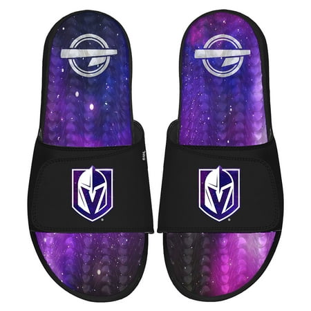 

Men s ISlide Black Vegas Golden Knights Galaxy Gel Slide Sandals