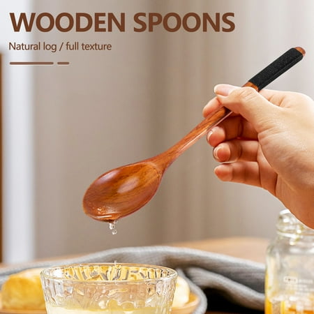 Wooden Spoons Forks Set Japanese Style Wooden Utensils Set for Eating Wood Flatware Set Reusable (Black Cords 10 Pieces)
Wooden Spoons Forks Set Japanese Style Wooden Utensils Set for Eating Wood Flatware Set Reusable (Black Cords 10 Pieces)